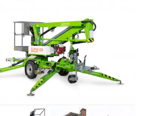 Trailer Mounted Boom Lift — 12m Reach (Cherry Picker Hire)