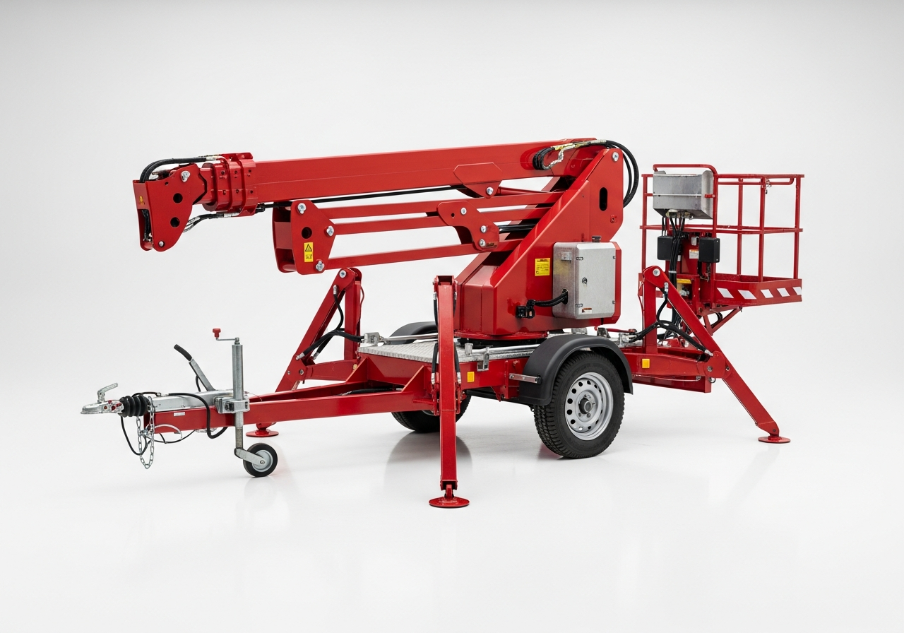 12m Cherry Picker w/ Pressure Washer