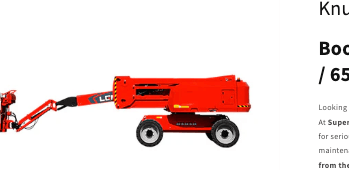 Knuckle Boom 22m / 65ft — Diesel